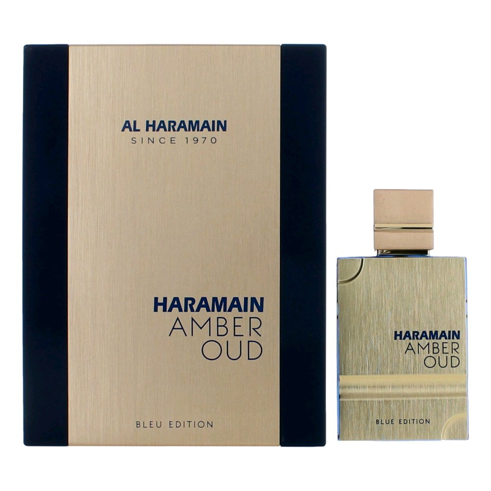 Photo of Amber Oud Blue Edition by Al Haramain, 2 oz EDP Spray for Unisex
